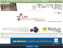 Tablet Screenshot of lamanchuelaaldia.com